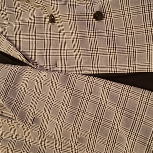 Treasure & Bond Plaid Blazer Gray Size Medium - Picture 12 of 16